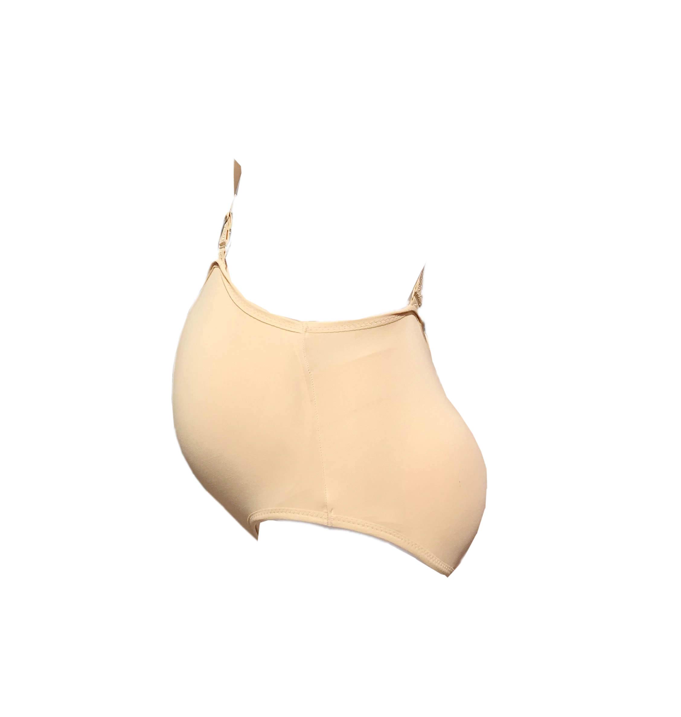 BIMEI Fake Pregnant Belly Bodysuit - Women's Butt Lifter Shapewear with Padded Design (Silicone Not Included) - Perfect for Maternity Costumes, Halloween, Cosplay & Pregnancy Pranks - Size 19D