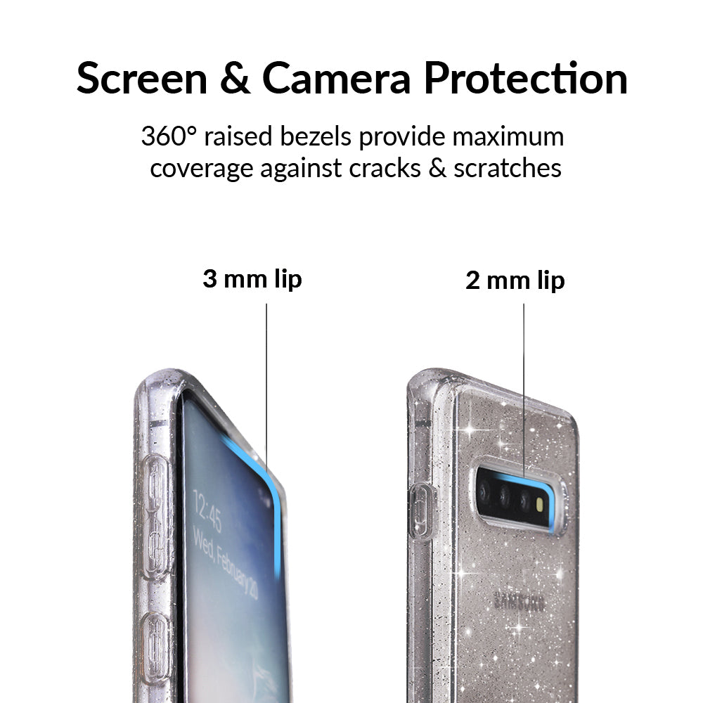 Samsung Galaxy Phone Case with Grey Stardust Design - Slim Protective Cover for Everyday Use, Work & Travel