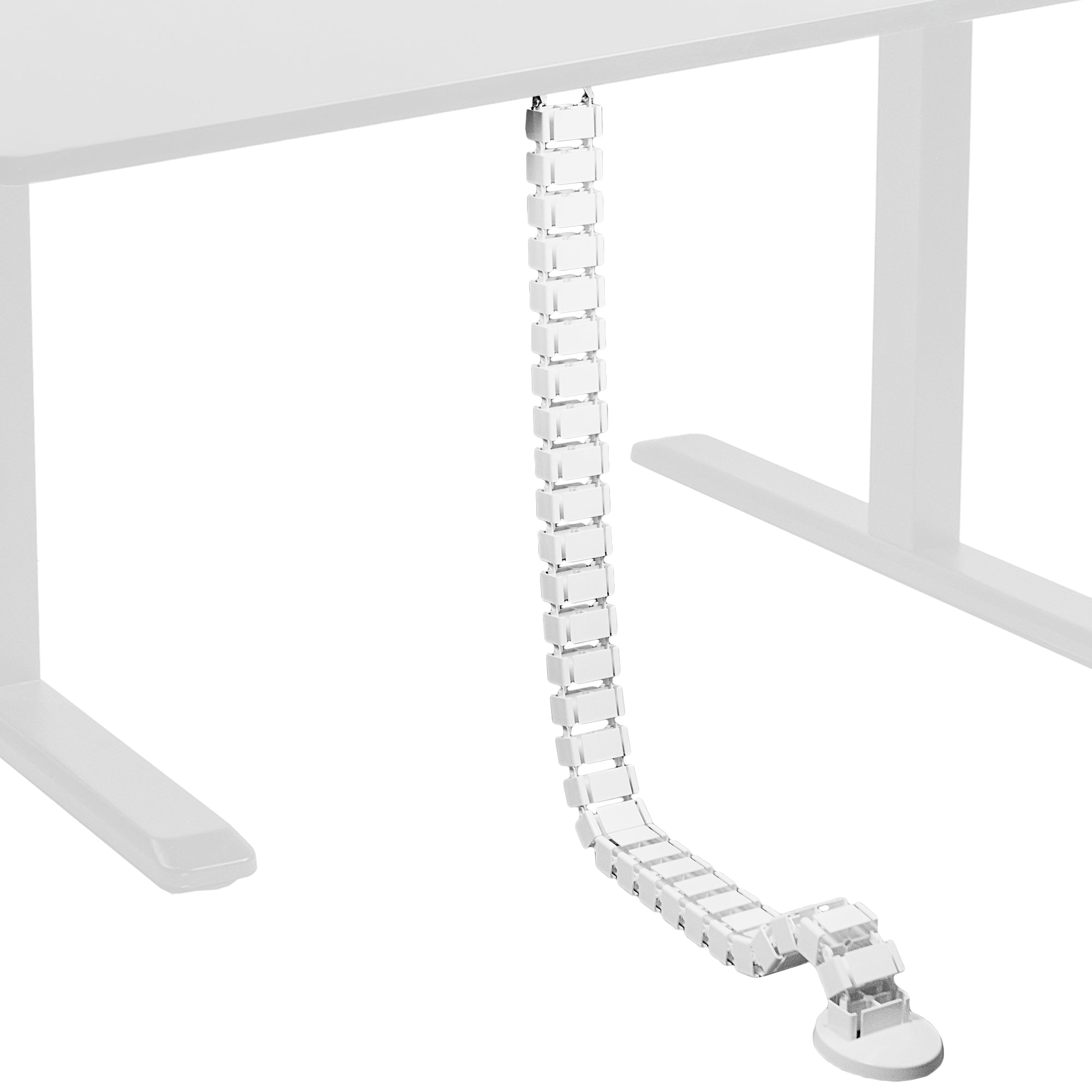 Desk Cable Management Kit - Vertebrae Cable Organizer for Wires & Cords - Perfect for Home Office, Gaming Setup & Workspace Organization