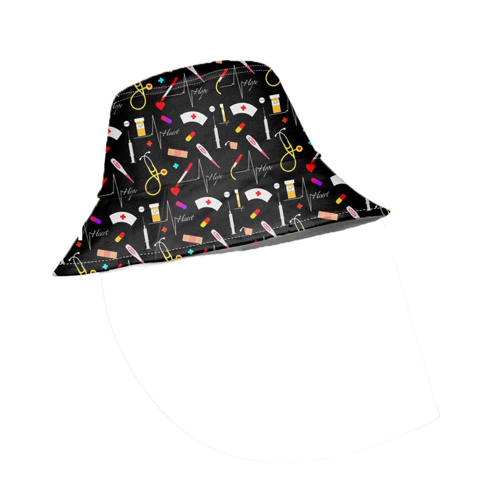 Buybai Women's Sun Hat Summer Bucket Cap - UPF 50+ UV Protection, Removable Windproof & Sand Dustproof for Beach, Hiking, Travel, and Outdoor Activities