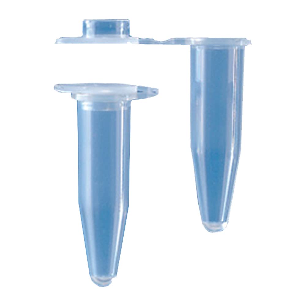 BrandTech 781311 0.5mL PCR Tubes with Flat Caps - 1000 Pack, Rose Color - Ideal for Laboratory Experiments, DNA/RNA Sample Storage & Molecular Biology Research