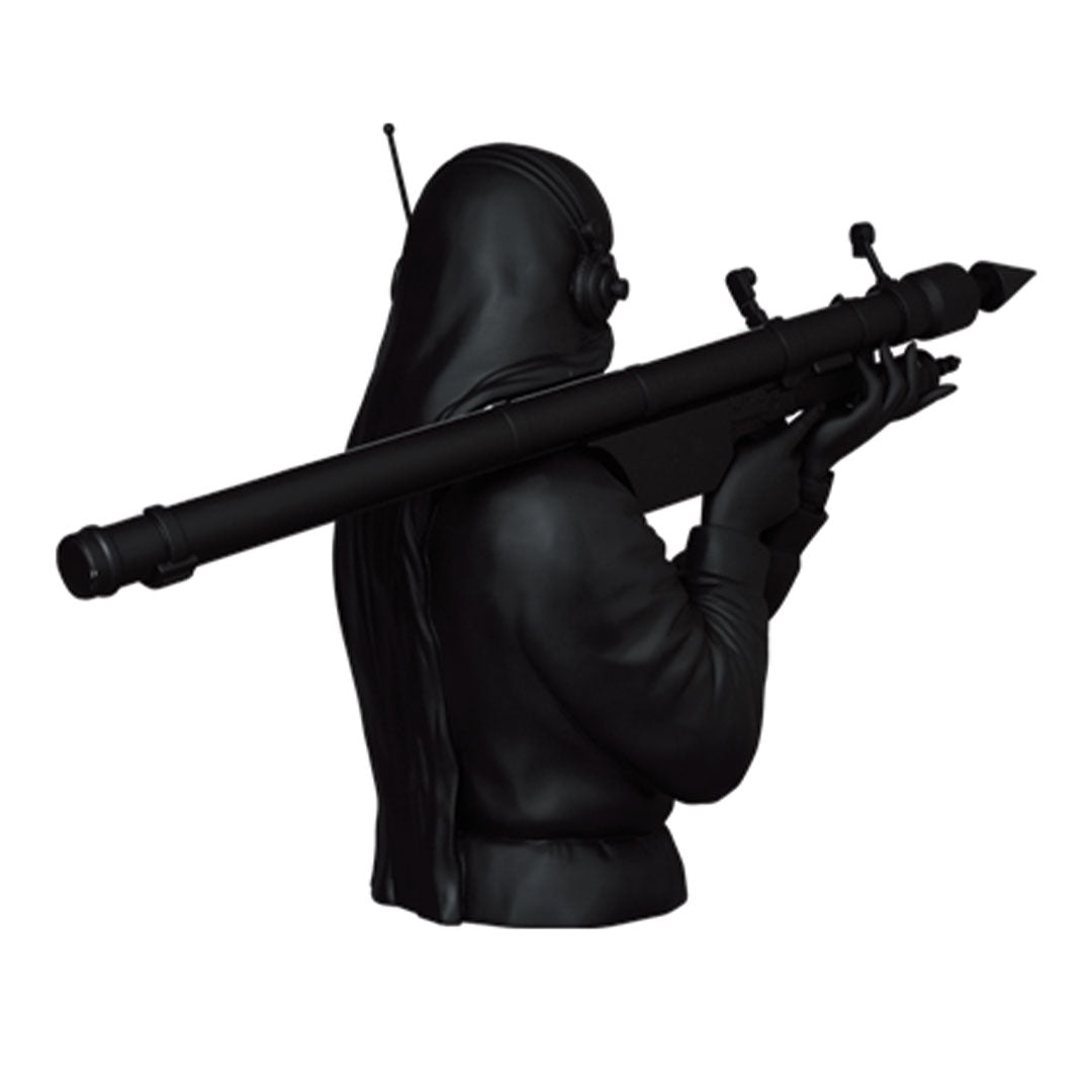 Original Banksy X Medicom Toy Mona Launcher - Limited Edition Art Collectible for Home Decor & Urban Art Enthusiasts - Perfect for Display in Living Rooms, Galleries & Offices