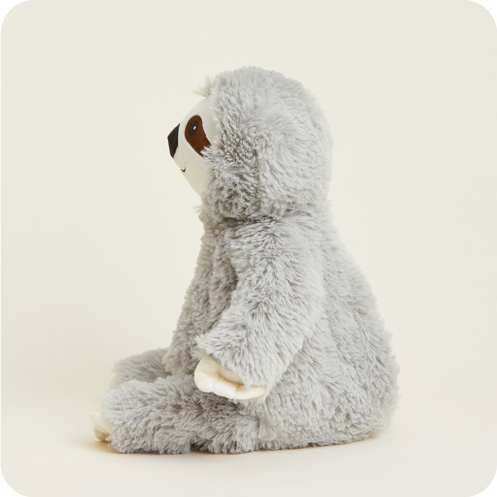 Gray Sloth Warmies - Soft Plush Heating Pad for Kids & Adults - Perfect for Relaxation, Stress Relief & Comfort at Home or Office
