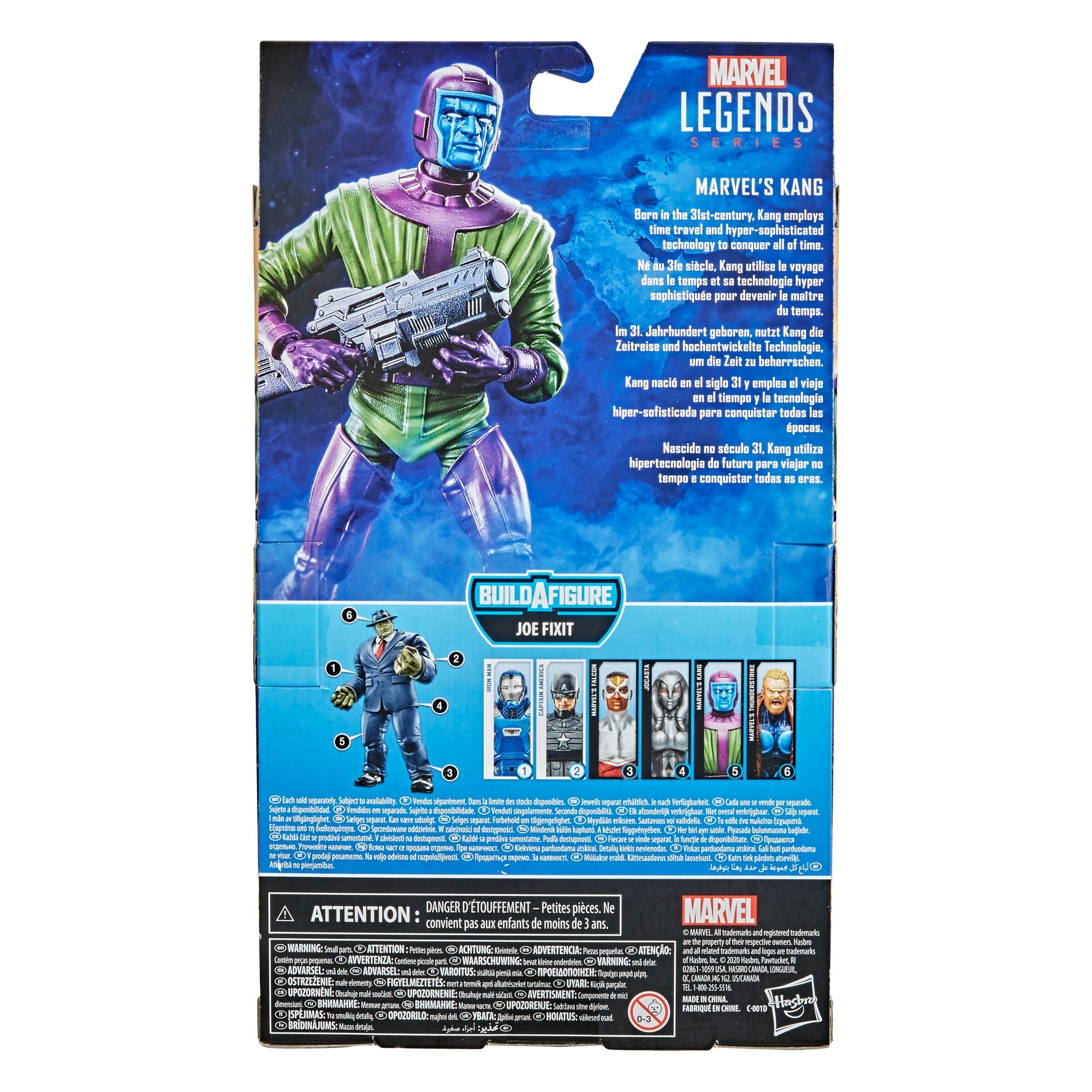Marvel Legends Series 6 Kang the Conqueror Action Figure - Collectible Toy for Marvel Fans, Superhero Display & Gift for Comic Book Lovers