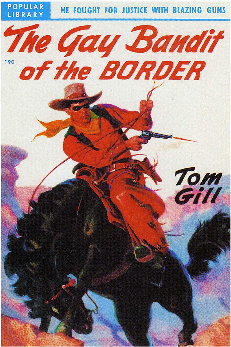 Vintage Pulp Novel Cover Art - The Gay Bandit of The Border Retro Poster 24x36 - Perfect for Home Decor, Office & Man Cave Wall Art