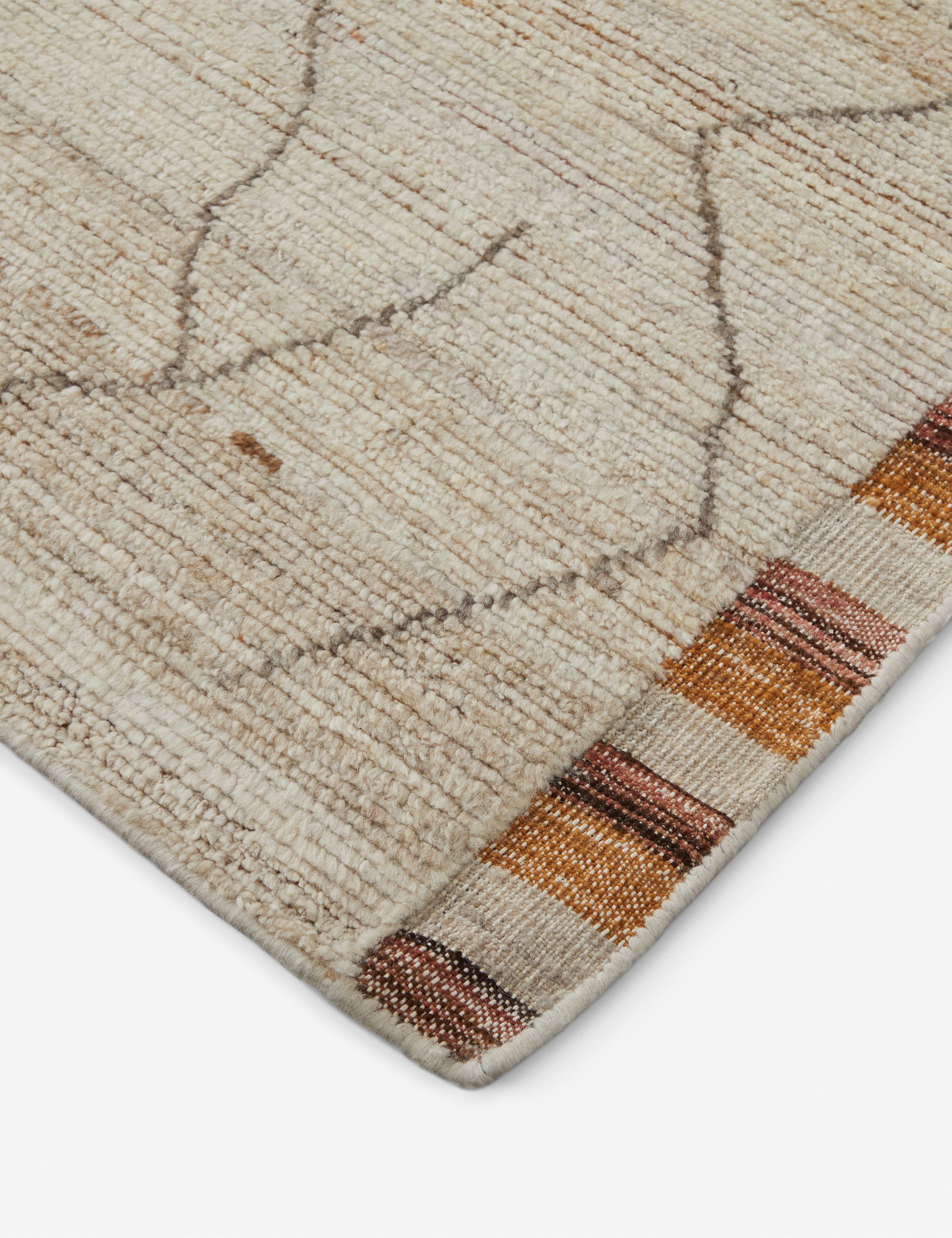 Handmade Moroccan Style Wool Rug - Anina Collection - Perfect for Living Room, Bedroom & Boho Decor