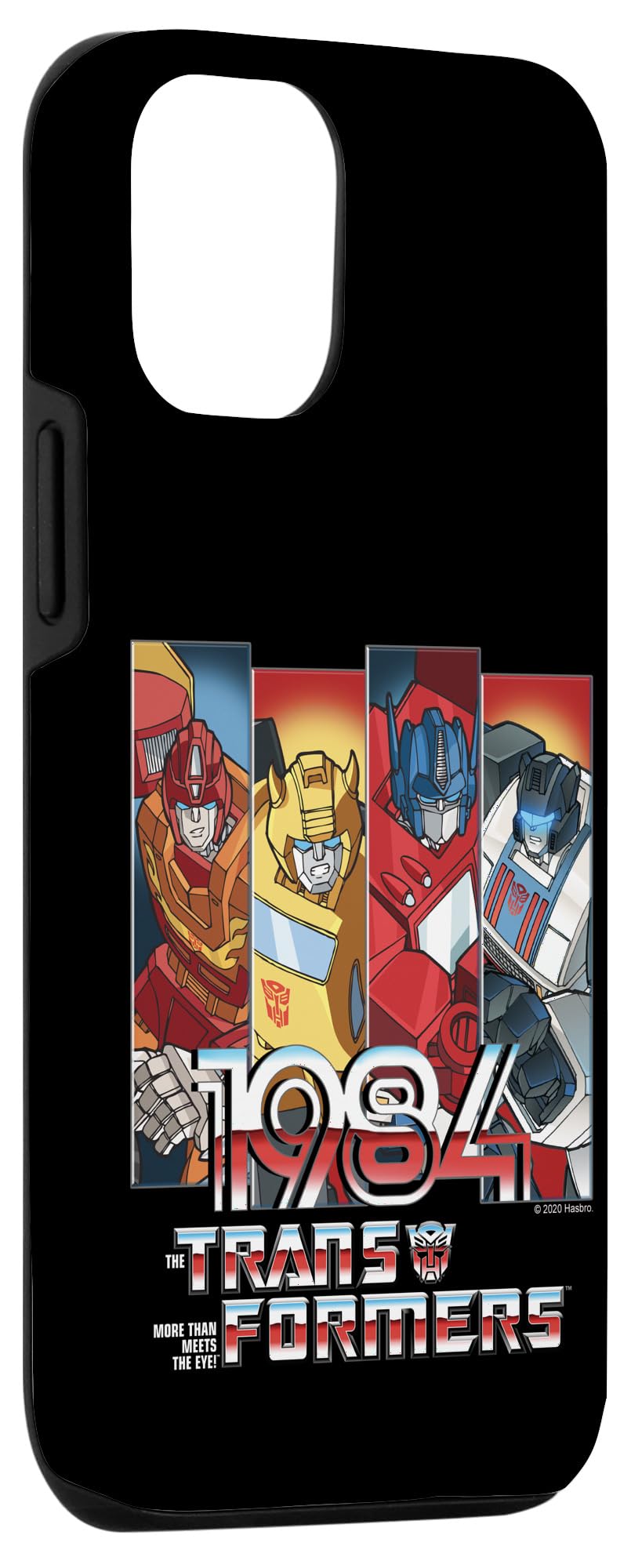 iPhone 12/12 Pro Transformers 1984 Panels Case - Retro Cartoon Design Protective Phone Cover for Fans | Perfect for Movie Nights, Collectors & 80s Nostalgia
