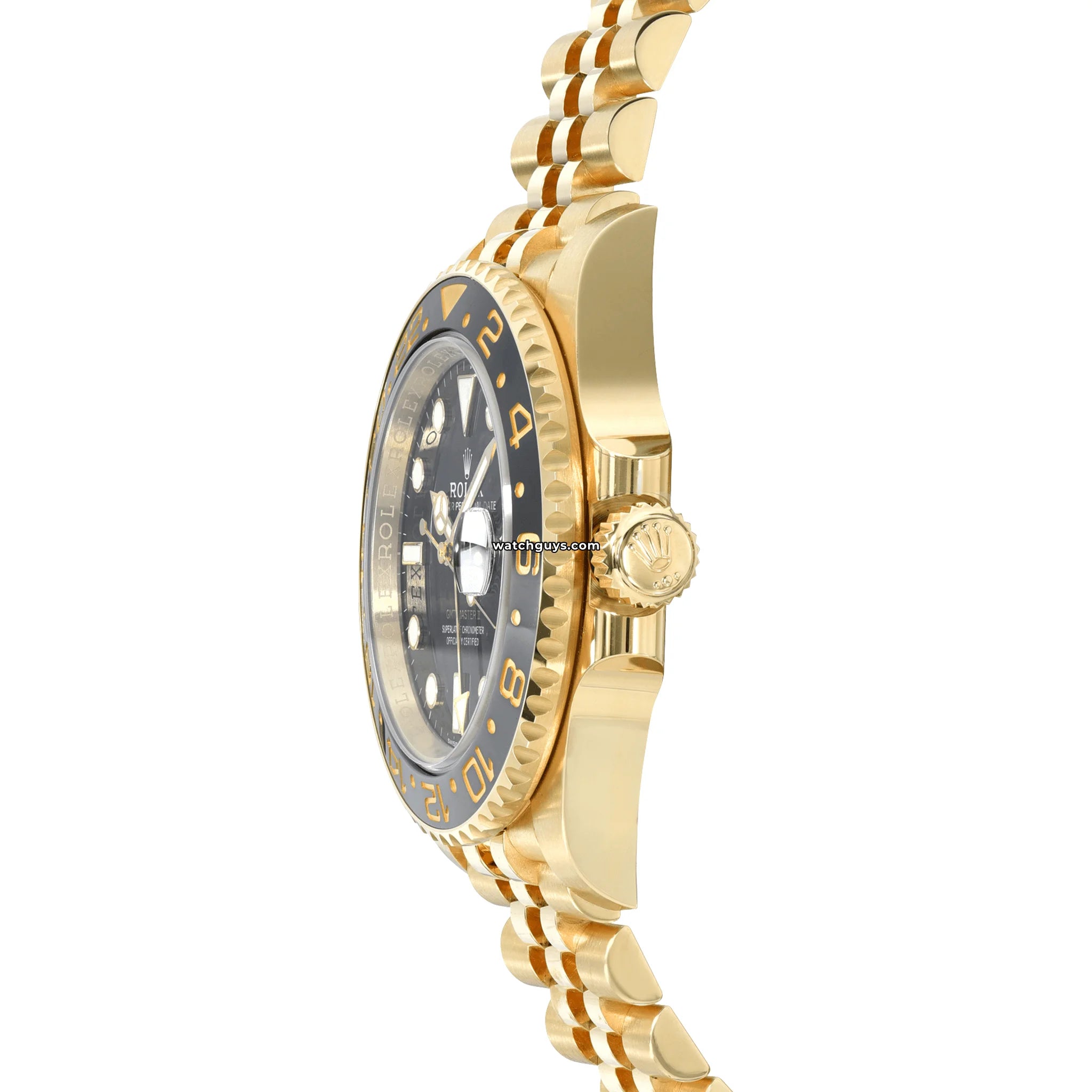 Rolex GMT Master II 126718GRNR 18K Yellow Gold Men's Luxury Watch - Perfect for Travel, Business & Special Occasions