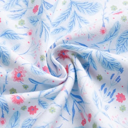 Red and Blue Floral