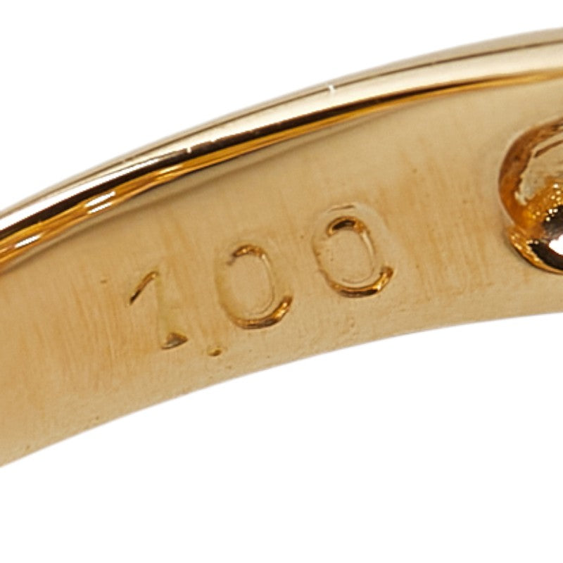18K Yellow Gold Diamond Ring for Women - Elegant Solitaire Engagement & Wedding Band - Perfect for Proposals, Anniversaries, and Special Occasions
