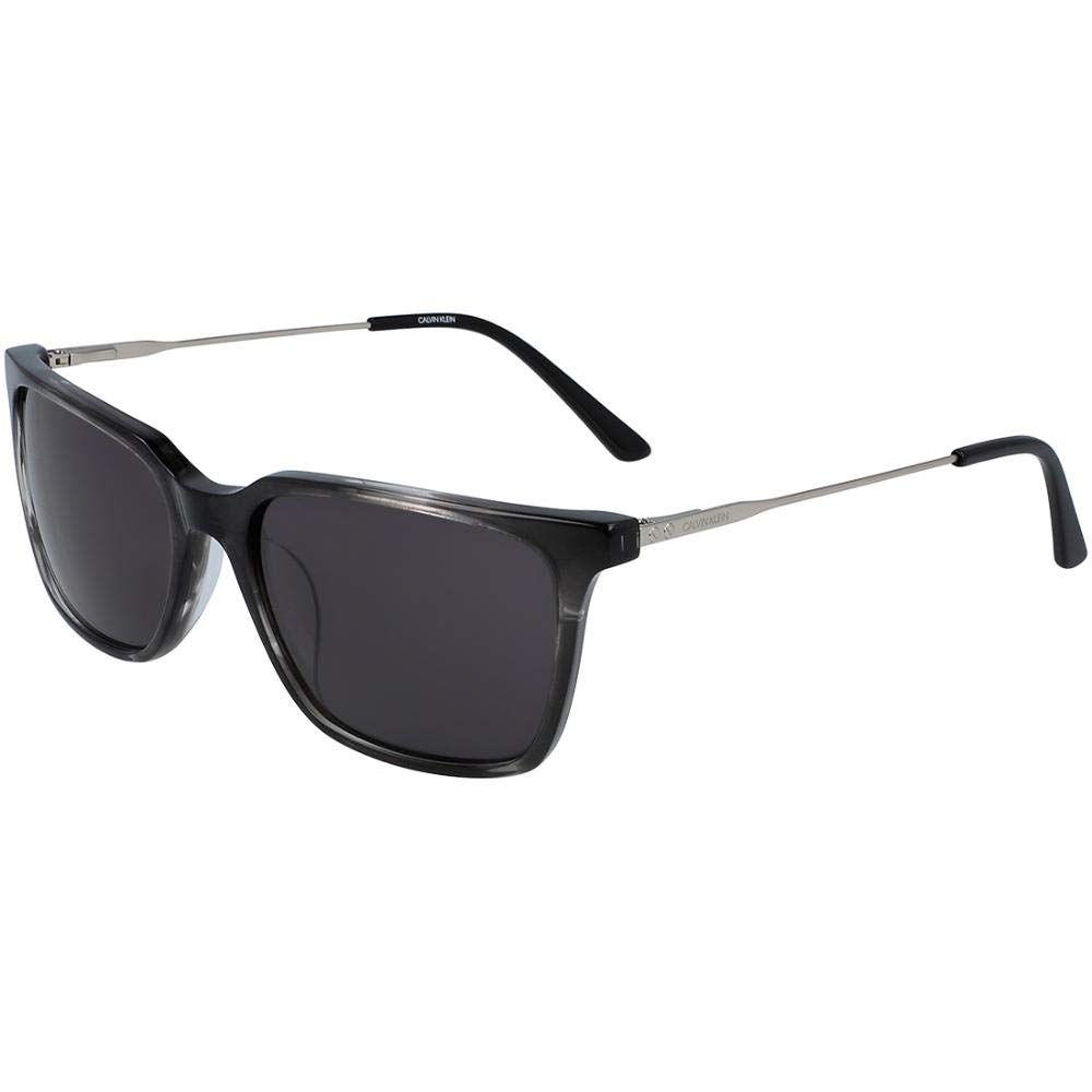 Calvin Klein CK 19703 S 025 Grey Havana Sunglasses for Men & Women - UV Protection, Polarized Lenses - Perfect for Driving, Beach & Outdoor Activities