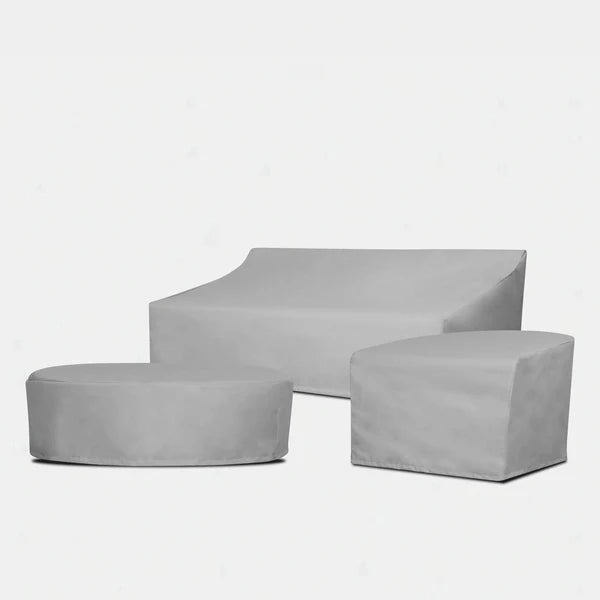 Amalfi Corner Sectional Sofa with Weather-Resistant Cover - Modern Outdoor Patio Furniture for Garden, Poolside & Backyard Relaxation