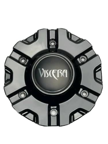Viscera 842 Gloss Black Wheel Center Cap - Replacement for Trucks & SUVs - Durable & Stylish Hub Cover - Perfect for Off-Roading & Custom Builds