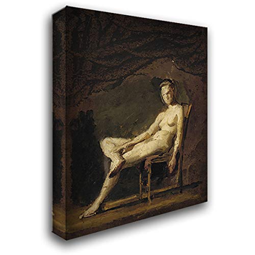 Thomas Eakins Female Nude Figure Study - Arcadia 20x24 Gallery Wrapped Canvas Art Print - Wall Decor for Living Room, Bedroom & Office