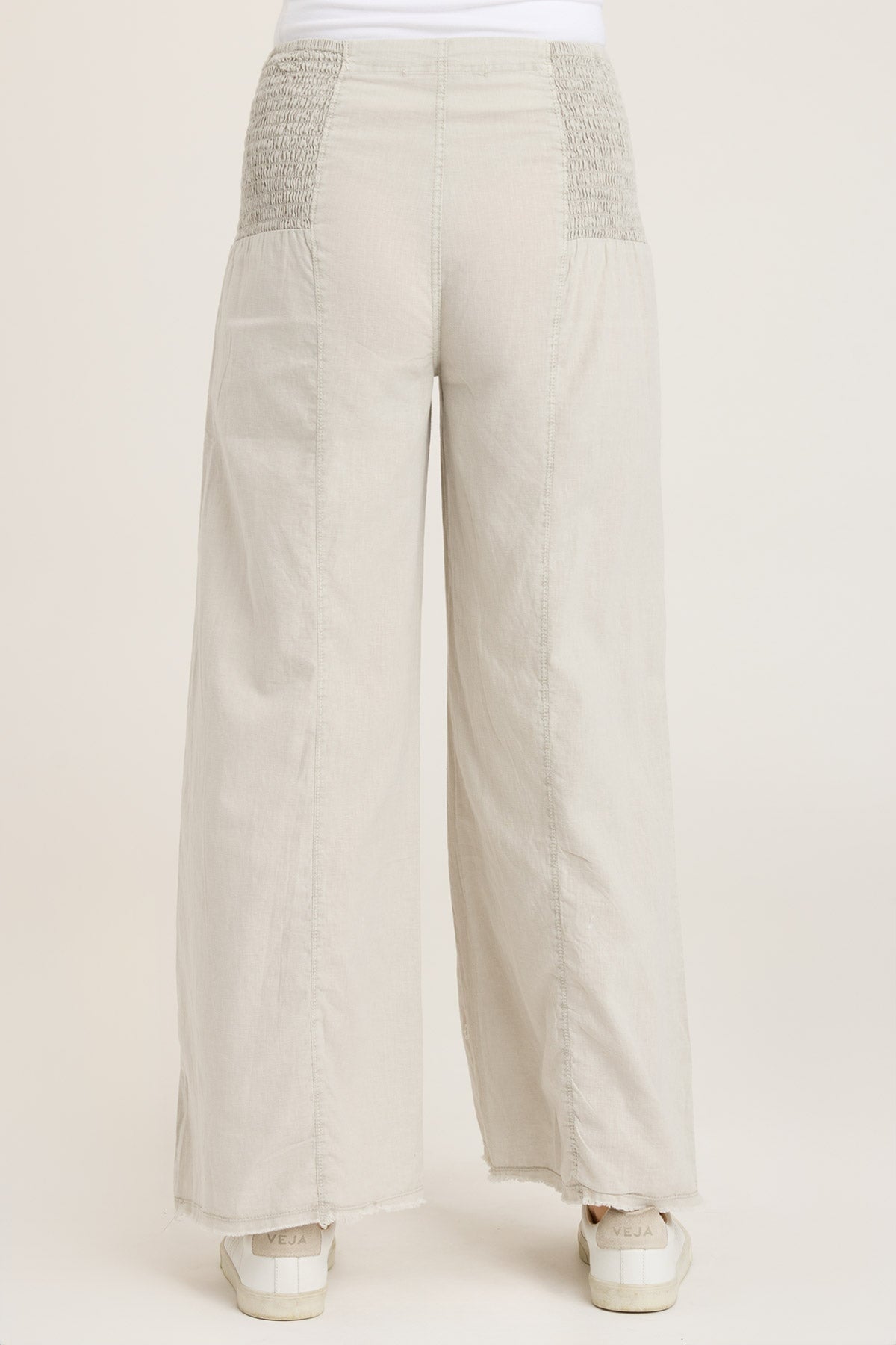 Kaj Wide Leg Whitecap Pigment Jeans for Women - High Waist Distressed Denim Pants with Stretch | Perfect for Casual Outfits, Streetwear & Boho Style