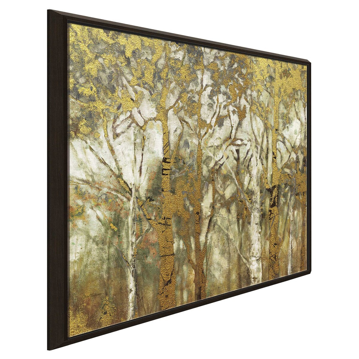 Birch Grove East by Carol Robinson - Premium Floating Canvas Wall Art - Nature Landscape Print for Living Room, Bedroom & Office Decor