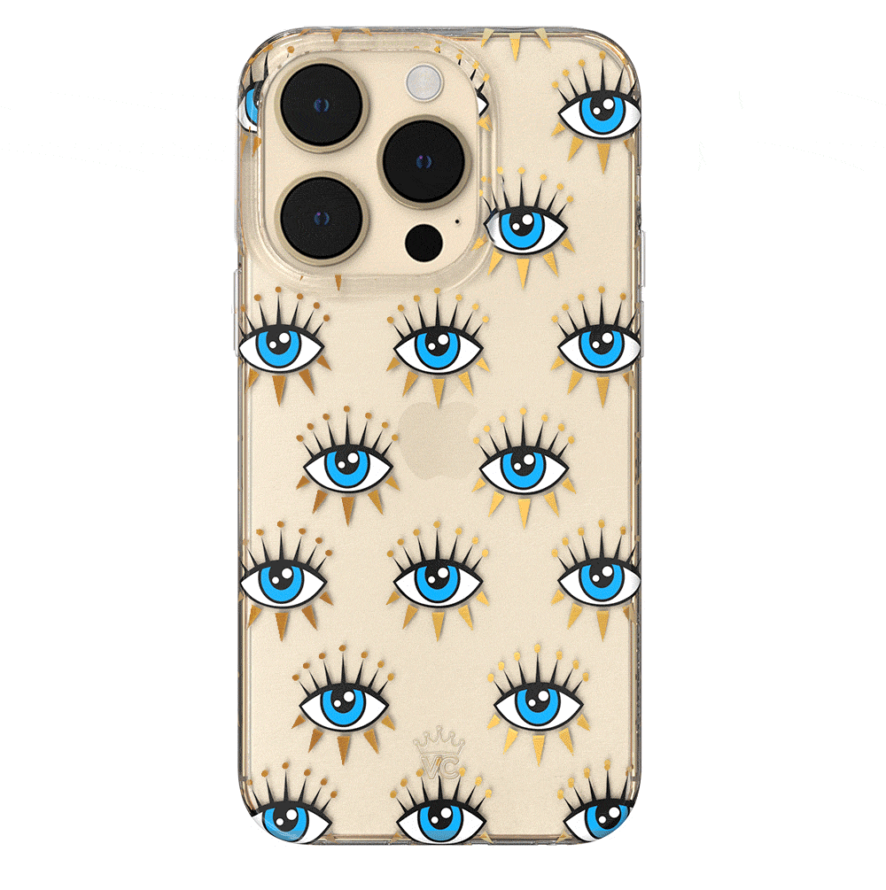 Evil Eye Protection iPhone Case - Stylish & Durable Phone Cover for iPhone 13/12/11/XR - Perfect for Travel, Parties & Daily Use