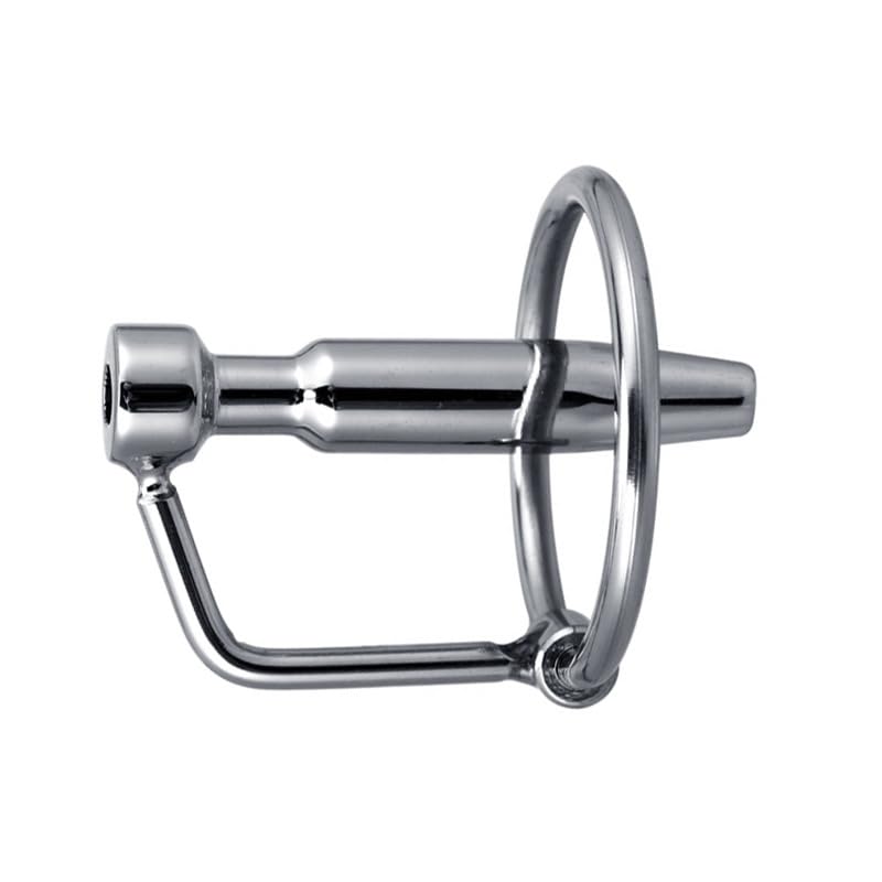 Premium Hollow Urethral Sounds with Ring - QLSXTM Surgical Stainless Steel Penis Plug Dilator for Men | 45mm K031 | Adult Sex Toy for Advanced Play & Stretching | Perfect for BDSM, Medical Play & Sensation Exploration