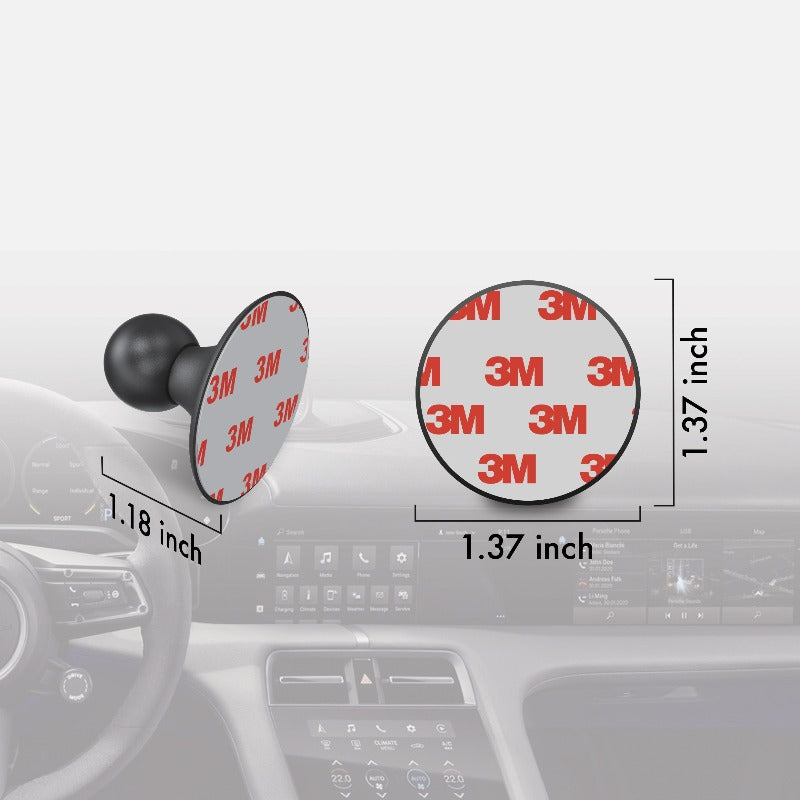 Universal Car Dashboard Mount Base - Secure & Adjustable Phone Holder for All Vehicles - Perfect for GPS Navigation, Hands-Free Calls & Road Trips