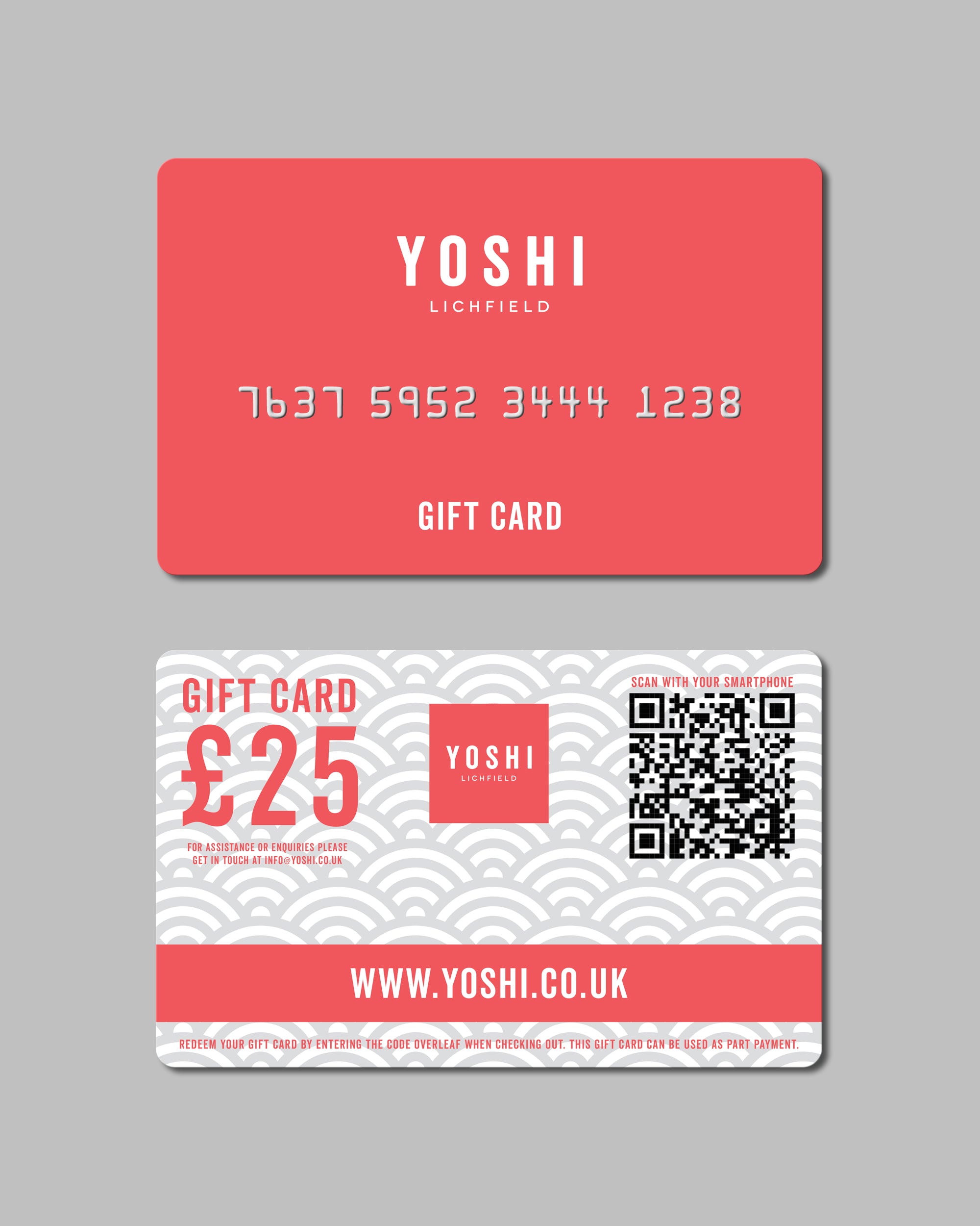 Yoshi Gift Card £25 - Perfect for Gaming, Online Shopping & Digital Purchases | Redeemable at Yoshi Stores & Online Platforms