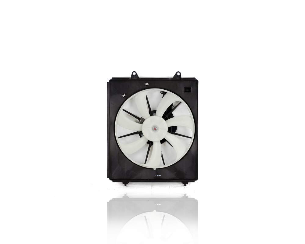 A/C Condenser Fan Assembly Compatible with 2011-2020 Honda Odyssey 3.5L V6 - Left Side - Replacement for TO3115199 & 386165MRA01 - Direct Cooling System Part - Perfect for Summer AC Repair & Maintenance