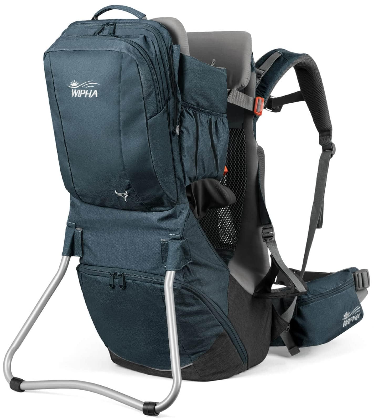 WIPHA Upgraded Ergonomic Baby Backpack Carrier - Lightweight Hiking Carrier with Safety Seat & Large Capacity for Toddlers - Perfect for Outdoor Adventures, Travel & Daily Use