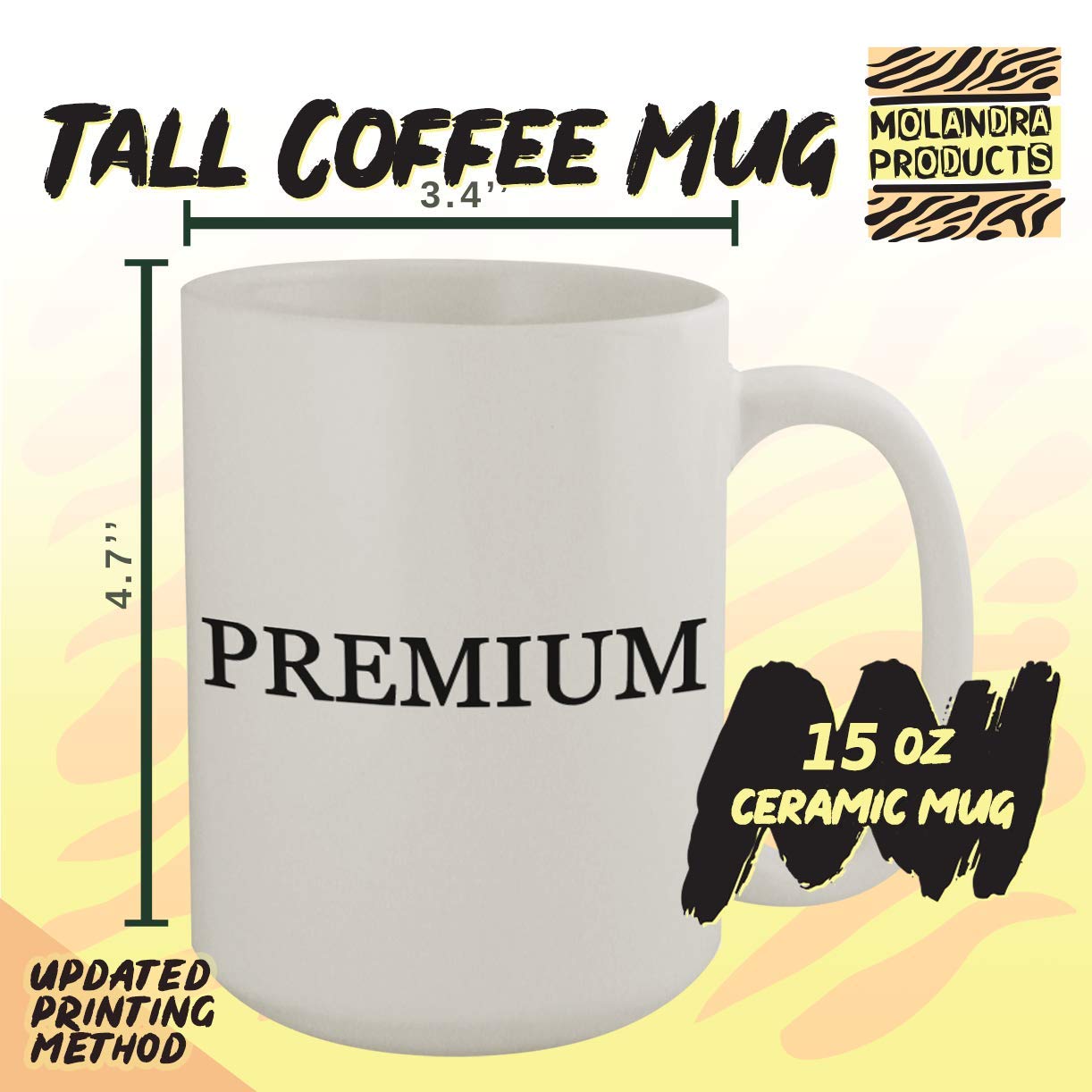 Shell Yeah - Premium 15oz White Ceramic Coffee Mug, Dishwasher & Microwave Safe - Perfect for Home, Office, or Gift Giving