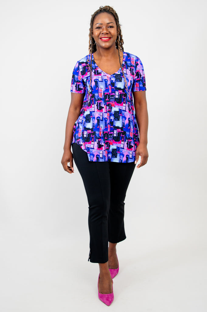 Victoria Jackie S/S Bamboo Top - Breathable & Comfortable Women's Summer Blouse for Casual Wear & Outdoor Activities