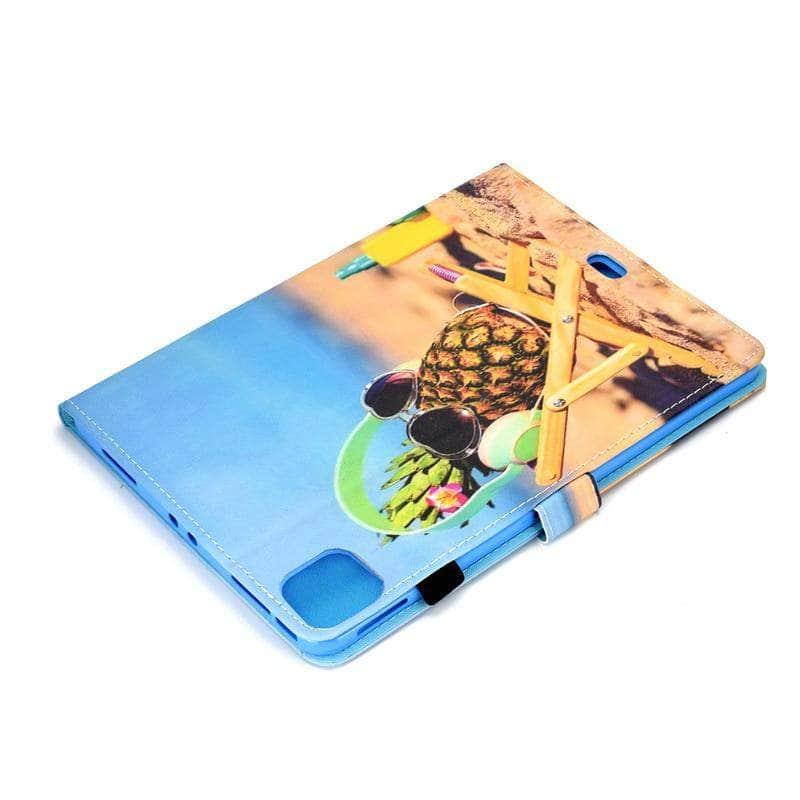iPad Air 4 10.9 Inch (2020 Model) Cartoon Print Leather Stand Case - Protective Cover with Multiple Viewing Angles for Work, Study & Entertainment