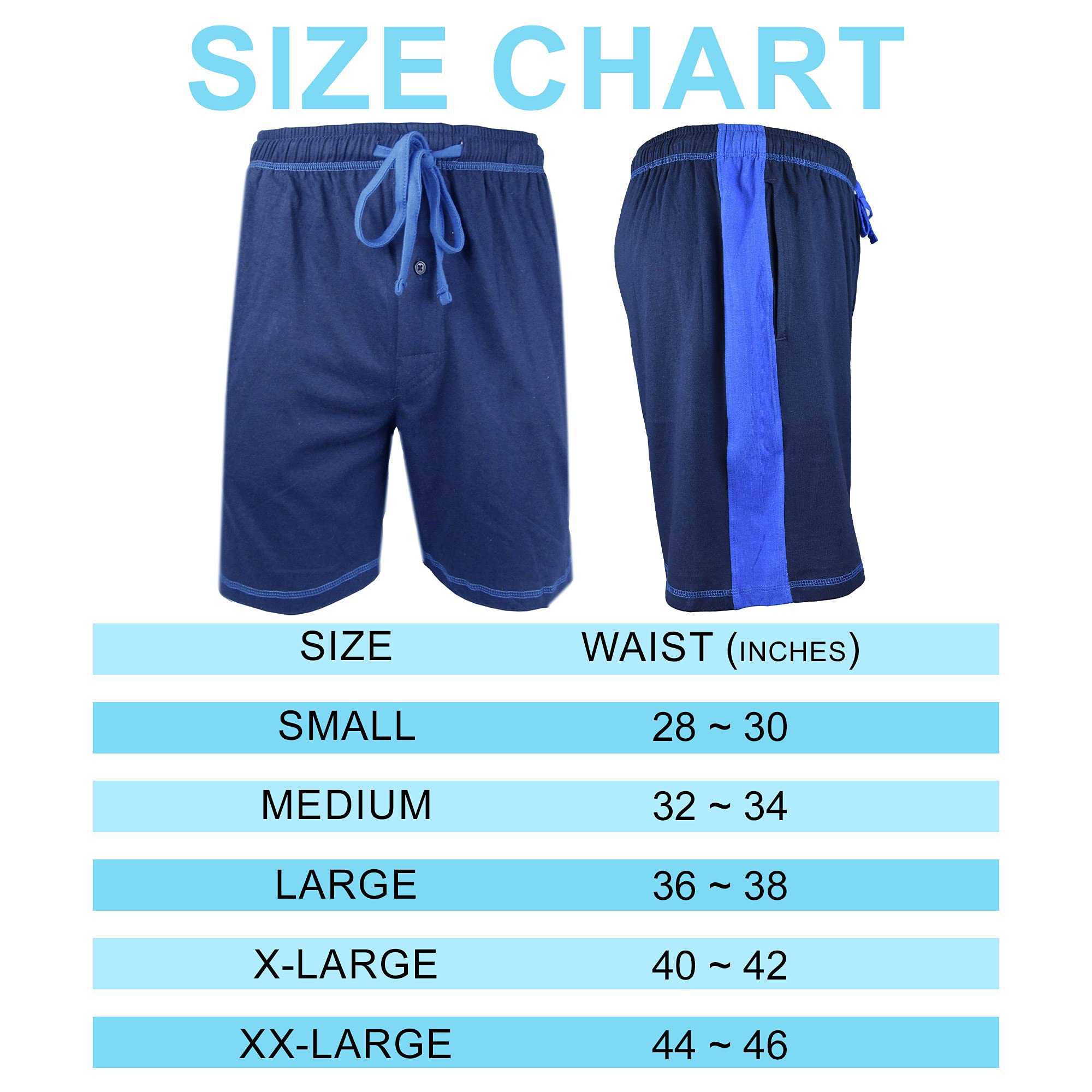 Brave Men's Cotton Super Soft Knit Lounge Shorts - Comfortable Sleepwear & Relaxing Home Pants for Lounging, Sleeping and Casual Wear