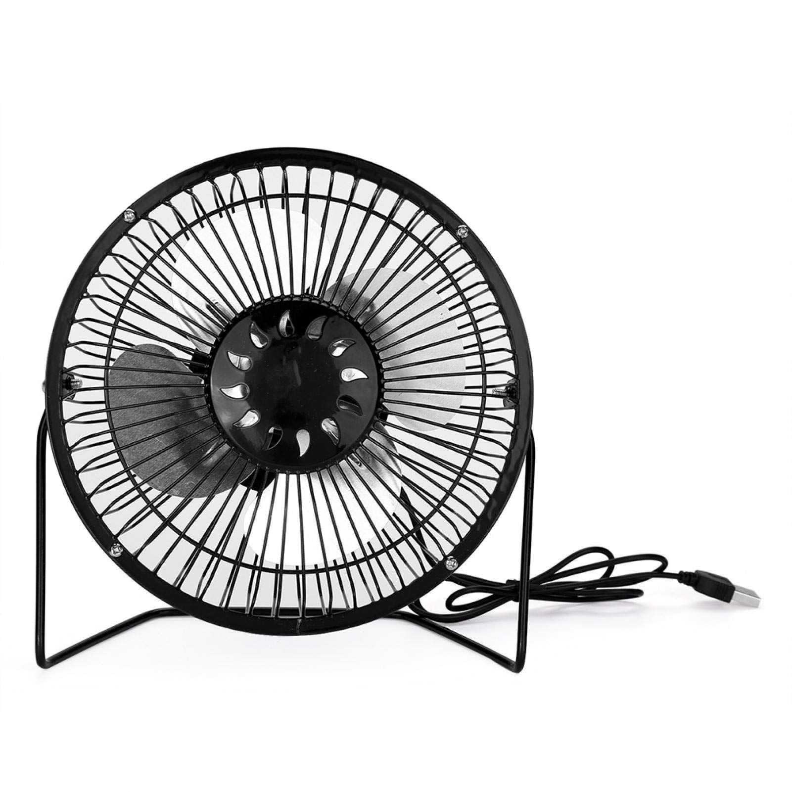 Portable Mini Solar Fan - Solar Powered Cooling Fan for Outdoor Camping, Hiking & Ventilation | USB Rechargeable, Lightweight & Weatherproof for Patio, Tent, RV & Emergency Use