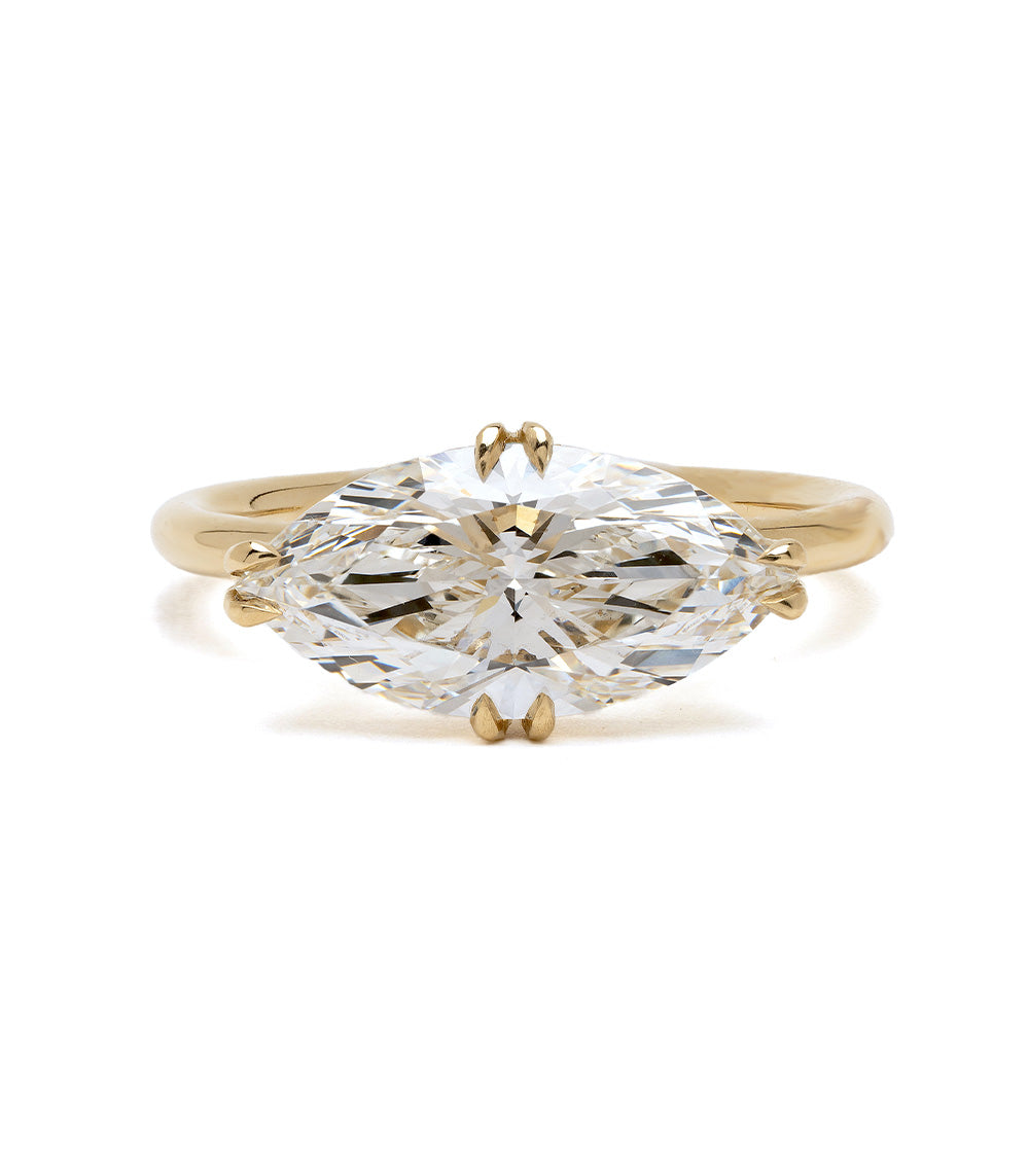Billie Marquise Lab Grown Diamond Engagement Ring 2.59 Carat - Elegant Solitaire Wedding Band for Women, Perfect Proposal Gift & Anniversary Jewelry