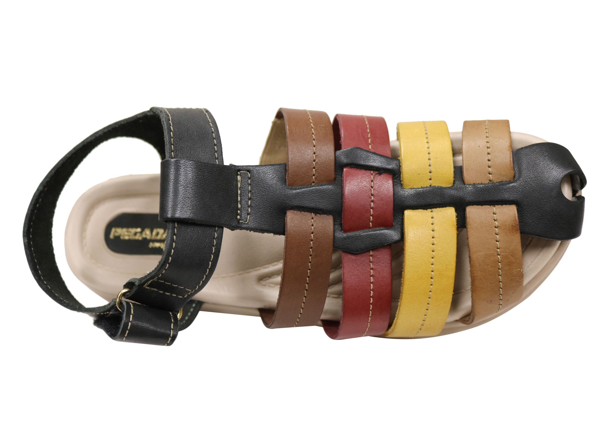 Nancy Women's Comfortable Leather Sandals - Handmade in Brazil - Casual Summer Walking Shoes for Beach, Vacation & Everyday Wear