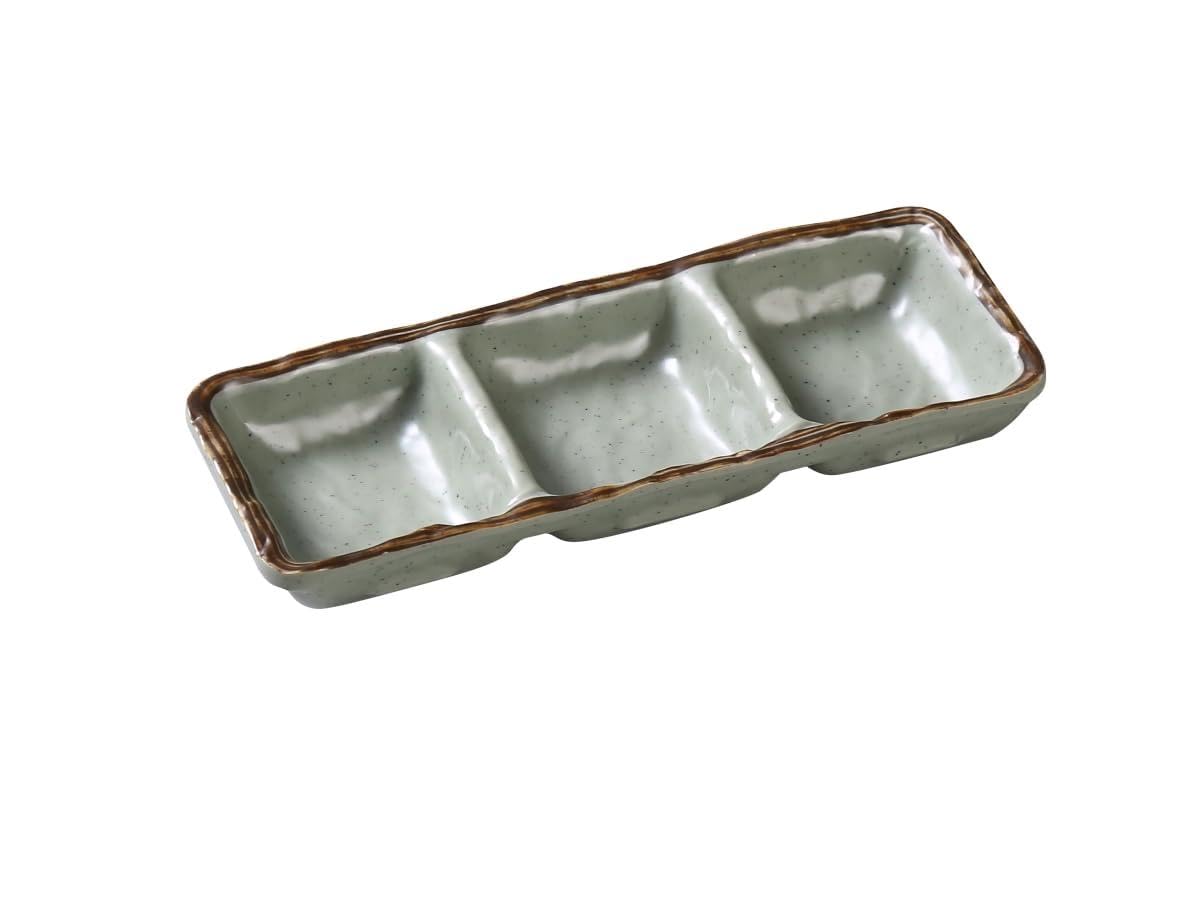 Yanco YO-9113 Triple Sauce Dish Set - 8