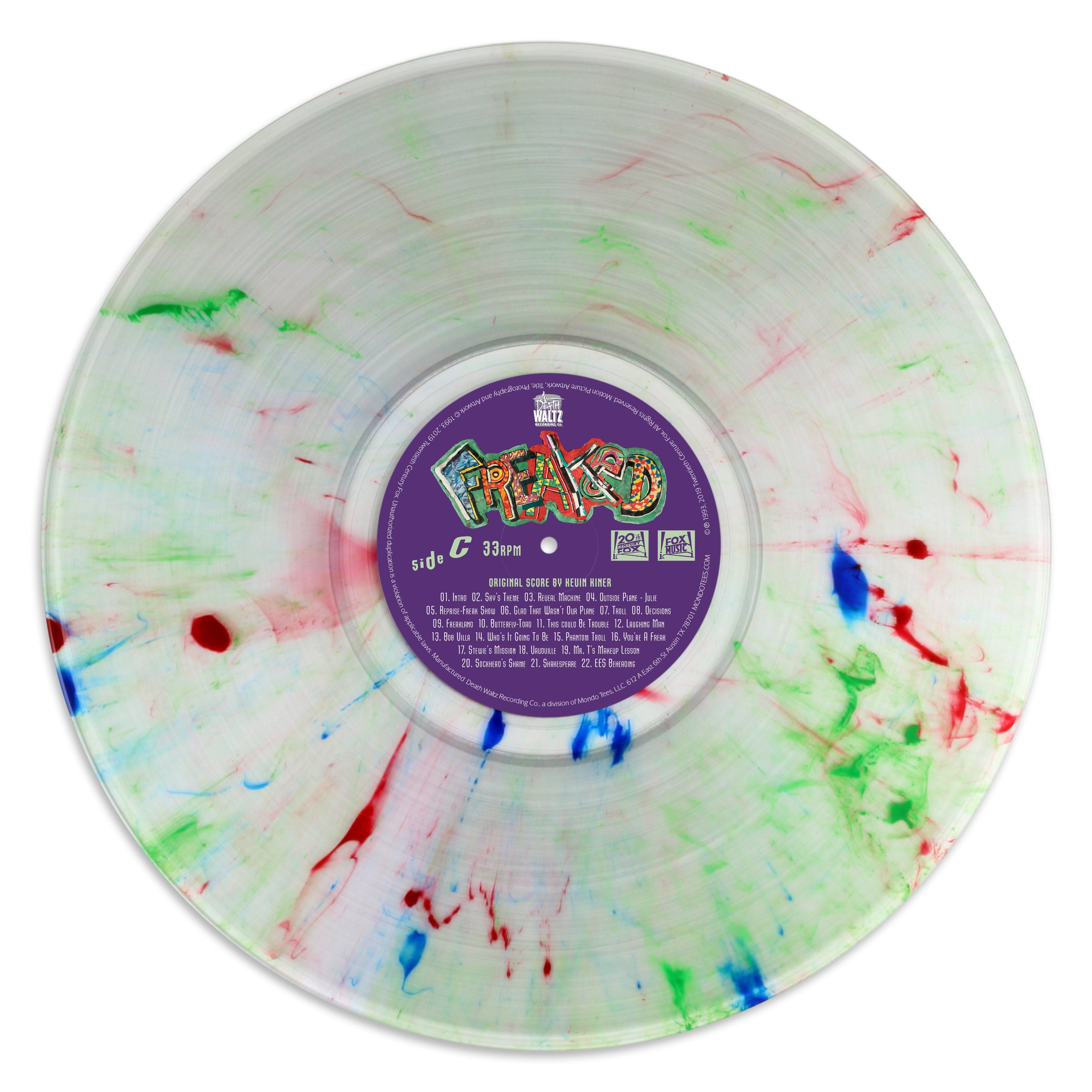 Freaked – Original Motion Picture Soundtrack 2XLP Vinyl Record | Limited Edition Movie Score Collector's Item | Perfect for Film Buffs & Vinyl Enthusiasts