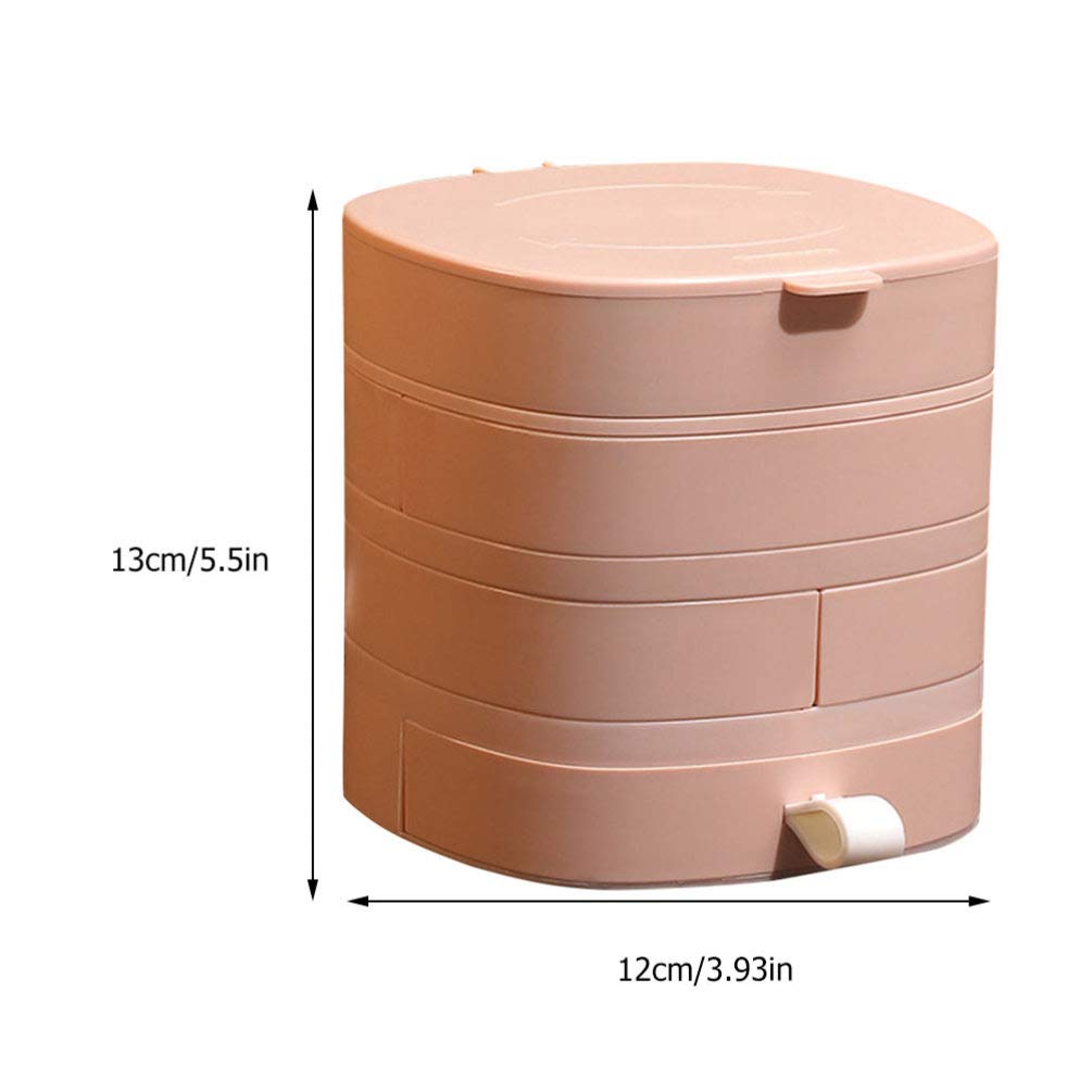 Cabilock Jewelry Organizer Box - Earring & Ring Storage Case for Travel