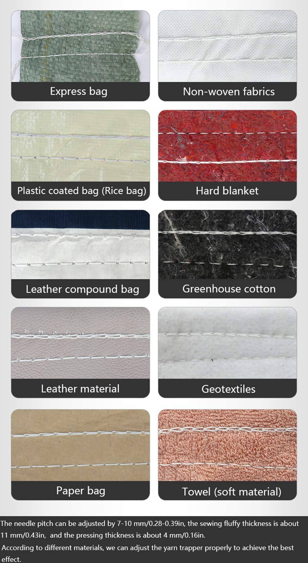 Portable Automatic Bag Sewing Machine - CE Certified Bag Closer for Woven Bags, Snakeskin Bags & Sacks | Ideal for Packaging, Agriculture & Industrial Use