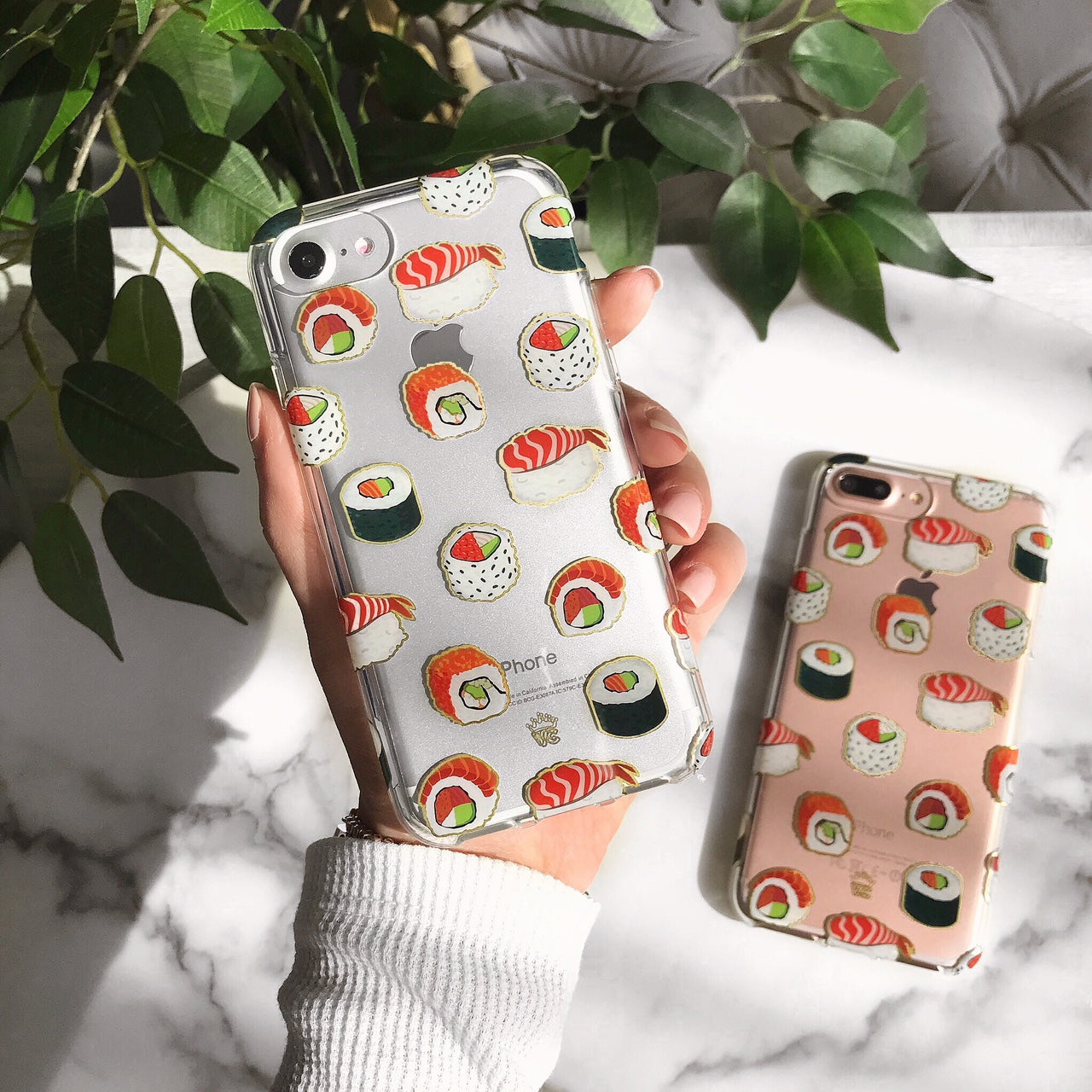 Clear iPhone Case for Sushi Lovers - Slim Protective Phone Cover for iPhone 12/13/14 Pro Max - Perfect for Foodies, Japanese Cuisine Enthusiasts & Sushi Restaurant Visits