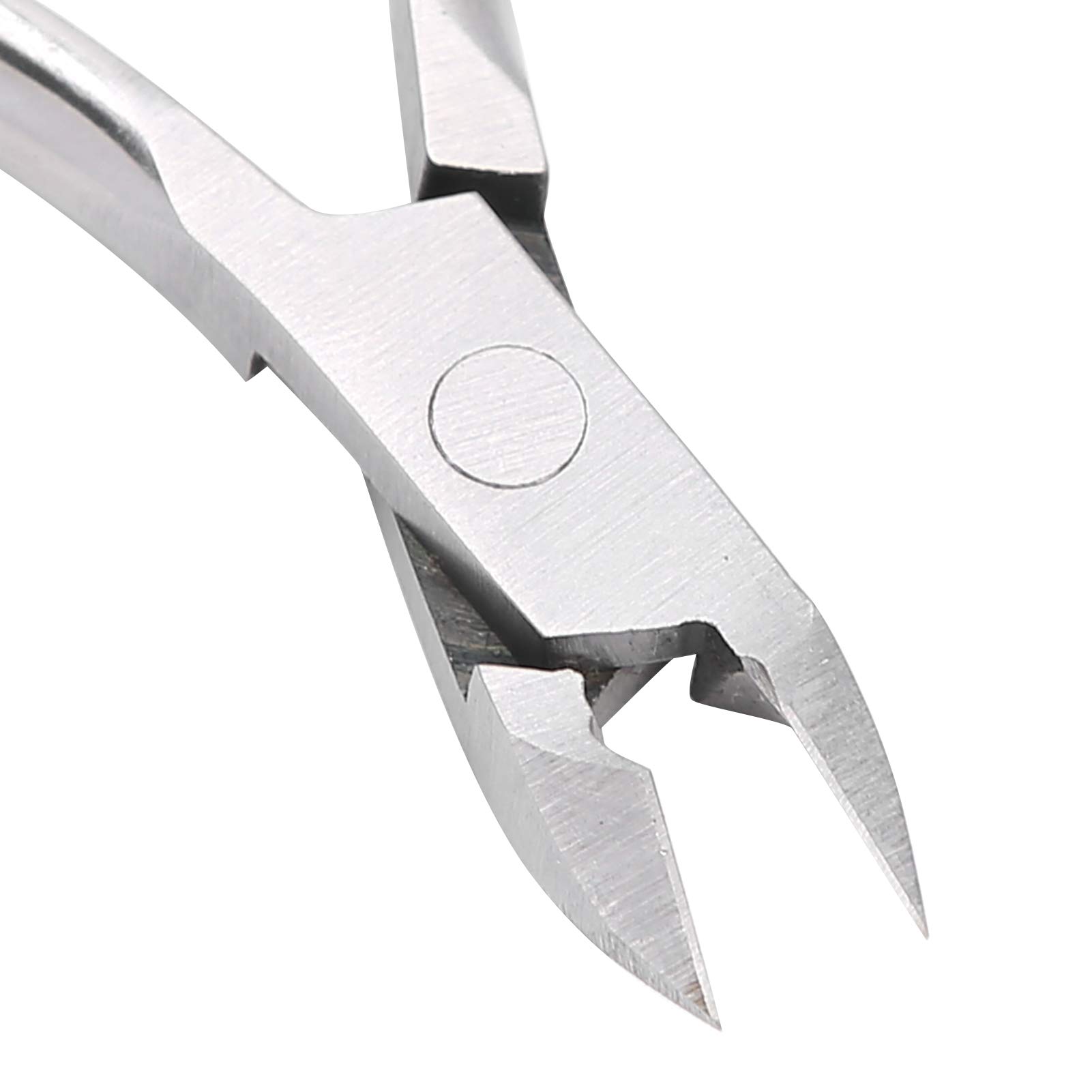 Professional Stainless Steel Cuticle Nippers & Dead Skin Scissors - Manicure Pedicure Tool for Precise Nail Care (Silver) | Perfect for Home Salon, Nail Kits & DIY Beauty Routines