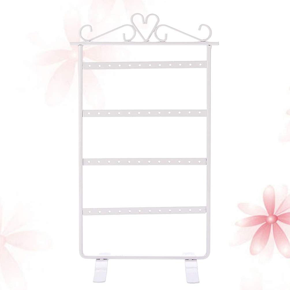 Cabilock 1pc Jewelry Organizer Display - Metal Storage Shelves & Rack for Earrings, Necklaces, Bracelets - Perfect for Bedroom, Closet & Boutique Jewelry Display