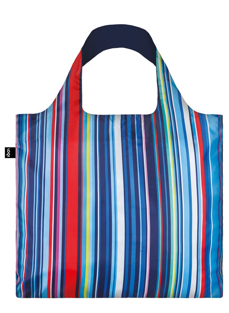 LOQI NAUTICAL Collection Bags - Waterproof & Lightweight Reusable Shopping Tote - Perfect for Beach, Travel & Grocery Shopping