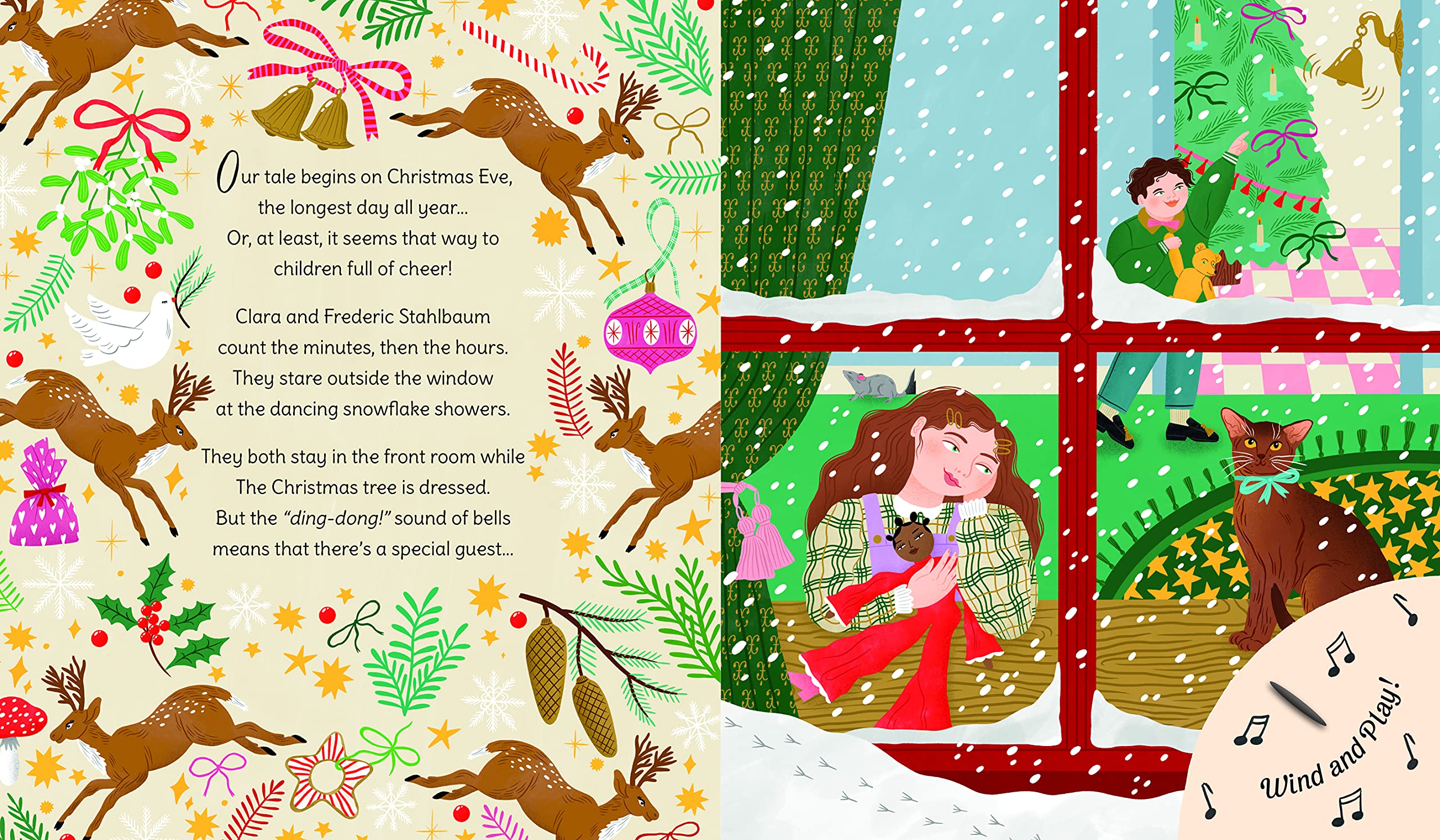 The Nutcracker: Wind Up Musical Christmas Toy - Perfect for Holiday Decorations & Kids Playtime