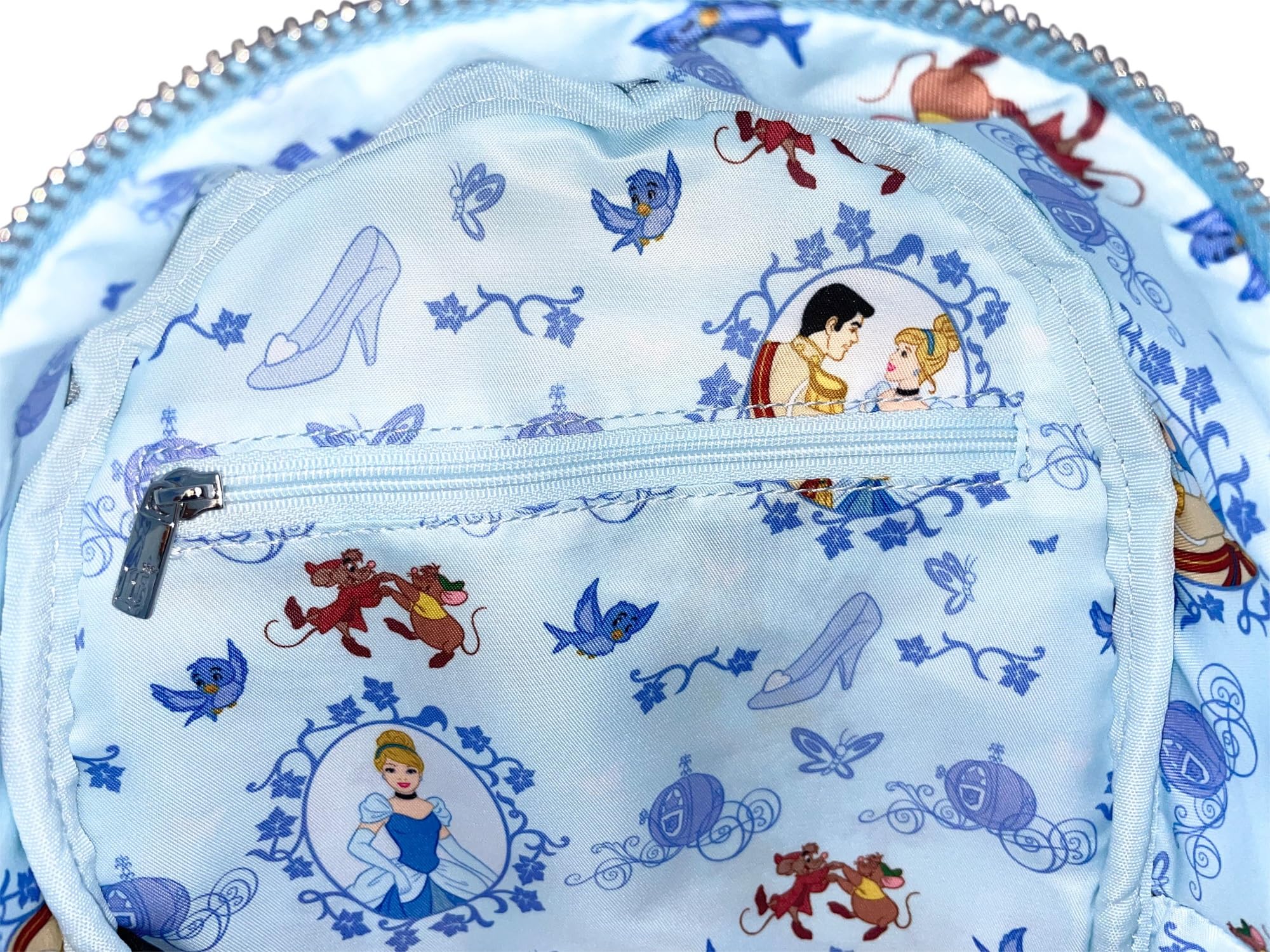 Disney Cinderella Cosplay Women's Shoulder Bag - Loungefly Double Strap Purse for Disney Fans, Cosplay & Everyday Use
