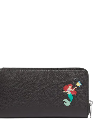 Coach Disney X Coach Long Zip Around Wallet - Signature Canvas Interior with Lovely Mess Motif | Stylish & Durable Women's Wallet for Everyday Use, Travel & Gifts