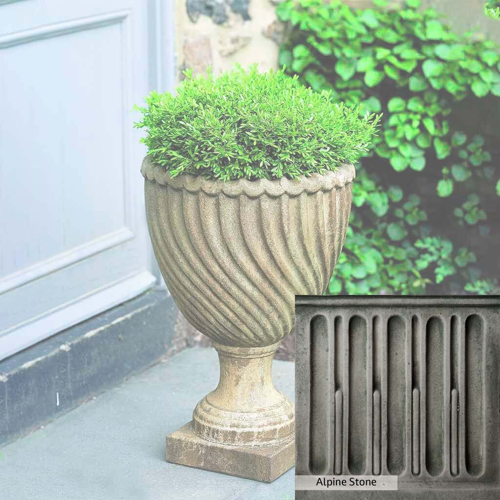 Campania International Ravenna Urn - Elegant Garden Urn for Outdoor Decor, Memorials & Planters | Perfect for Patios, Cemeteries & Home Landscaping
