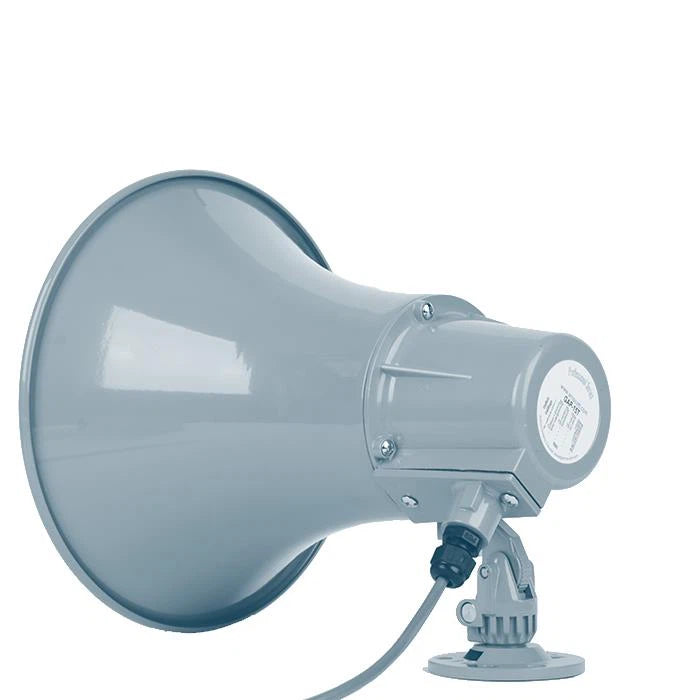 McBride MH 30 All Weather Metal Paging Horn - Loud Outdoor Speaker for Emergency Alerts, School PA Systems & Construction Sites