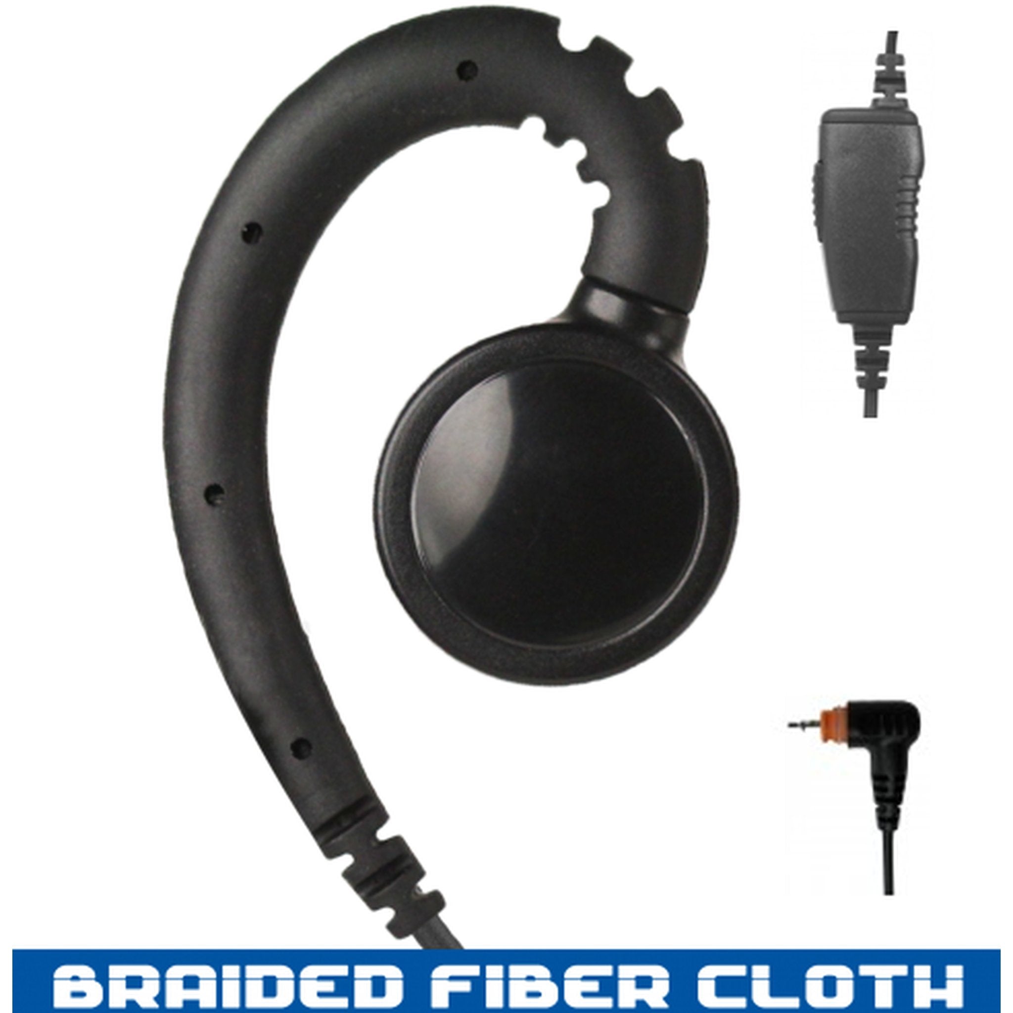 Atlantic Radio SWVL+1W M14 Swivel Earpiece for Motorola SL300 - Hands-Free Communication for Security, Retail & Hospitality Professionals