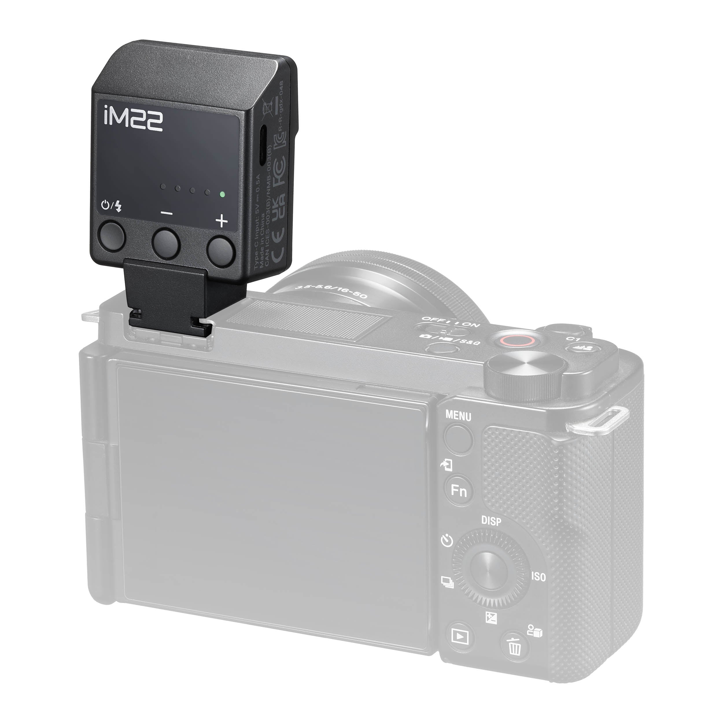iFLASH iM22 Compact Camera Flash for DSLR & Mirrorless Cameras - Perfect for Low Light Photography, Portraits & Events