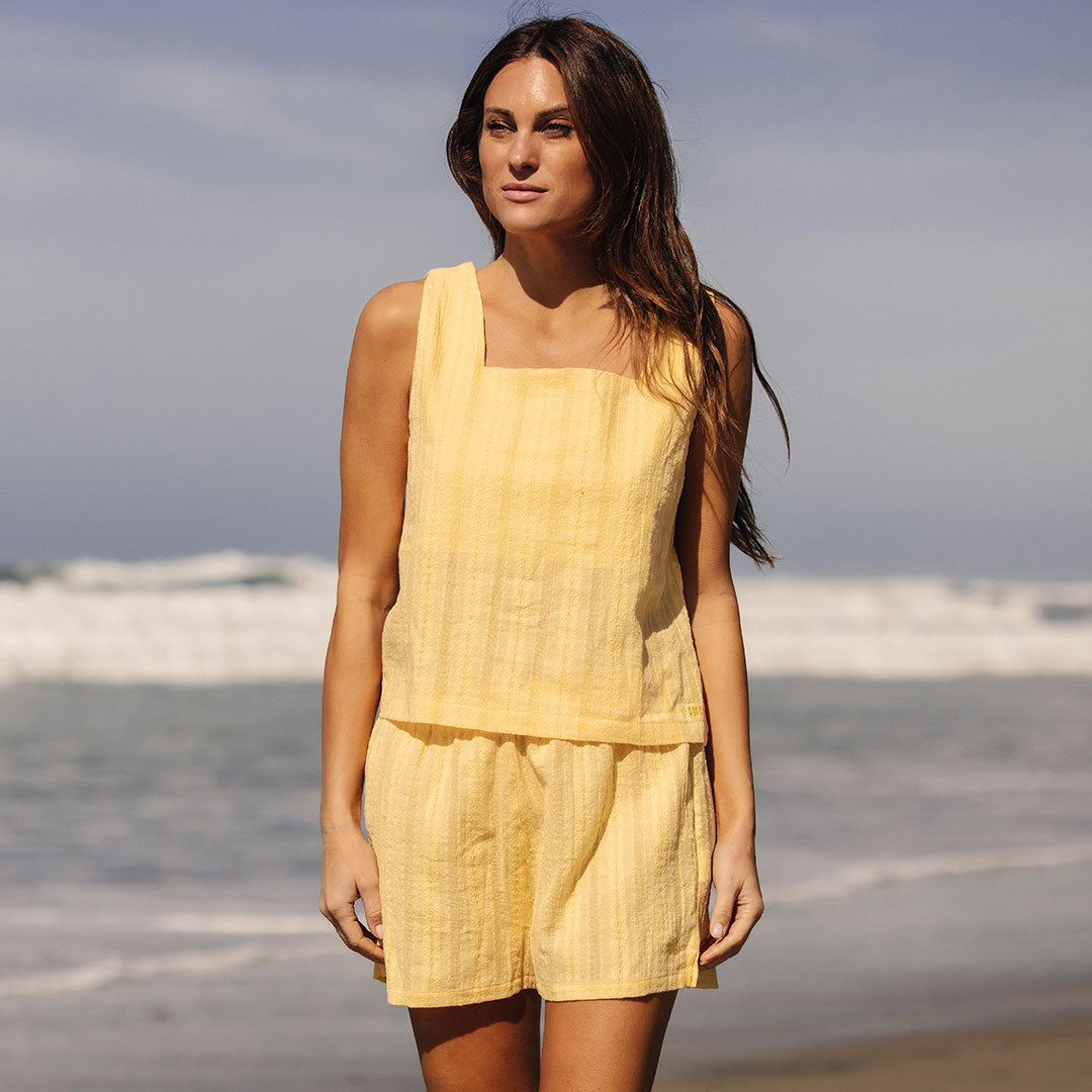 Butter Soft Eyelet Tank Top for Women - Breathable Summer Casual Blouse - Perfect for Beach Outings and Weekend Brunch