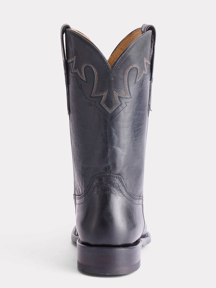 Lucchese CL6505.C2 Men's Sunset Roper Boots - Genuine Leather Western Cowboy Boots for Men in Black | Perfect for Rodeo, Country Dancing & Casual Wear